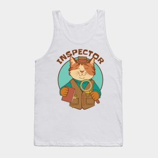 Inspector Cat Tank Top